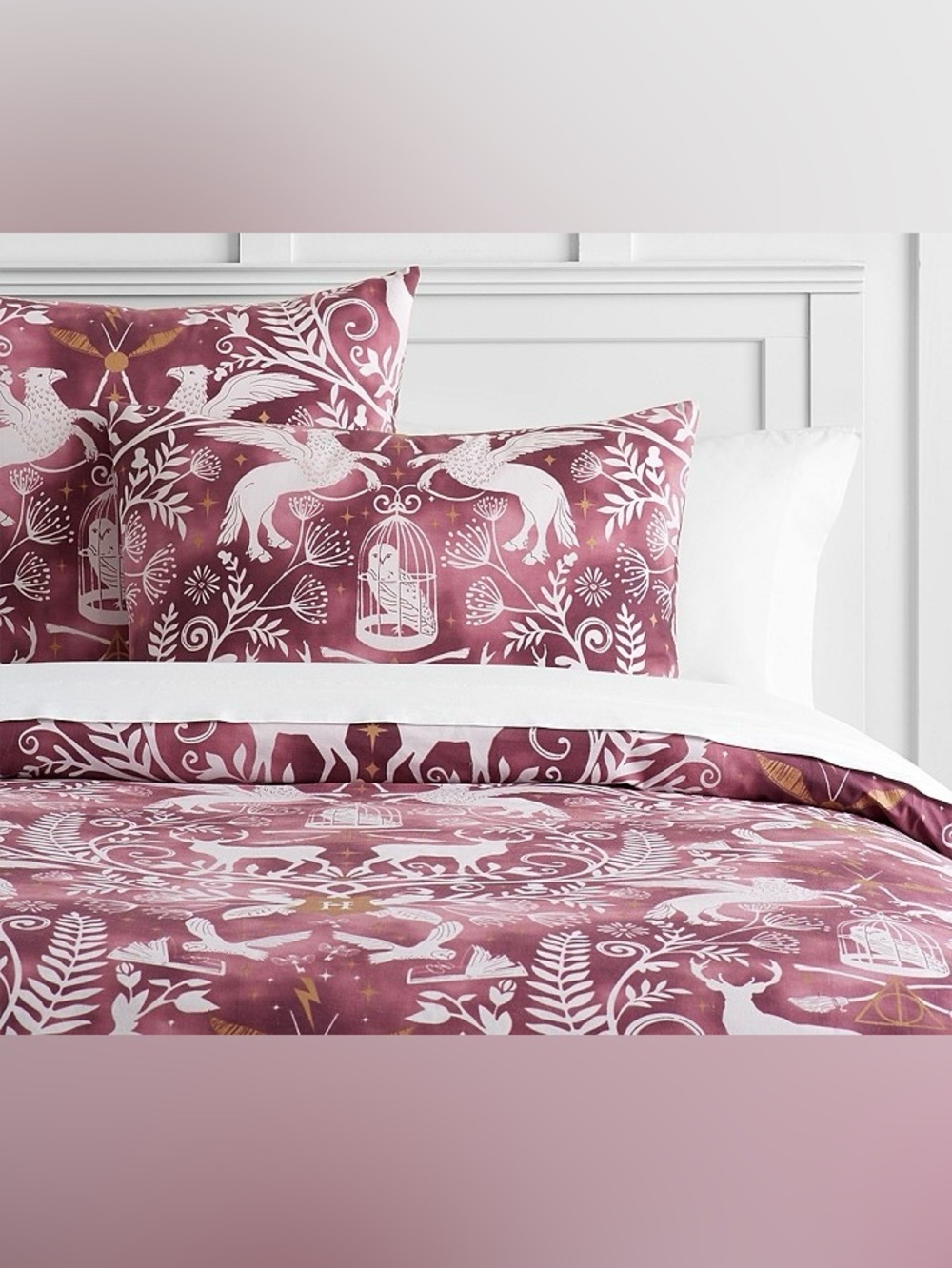 Pottery Barn Patronus Damask Duvet Set